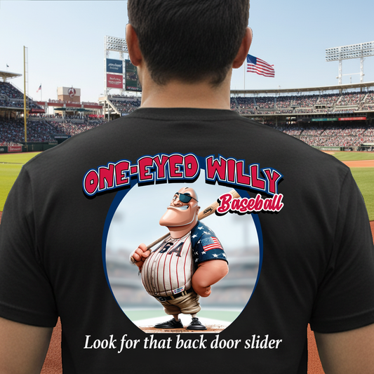 OEW Baseball USA Lifestyle - Stadium with American Flag